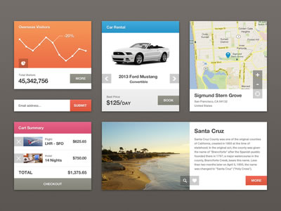 10 Free Flat UI Kits